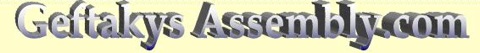 The Geftakys Assembly website header